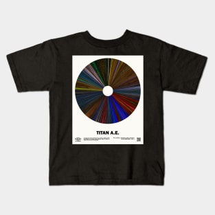 minimal_Titan A.E. Warp Barcode Movie Kids T-Shirt